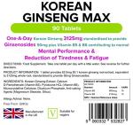 Lindens Korean Ginseng 3125mg with B Vitamins