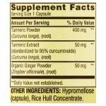 Spring Valley Turmeric Curcumin with Ginger Capsules