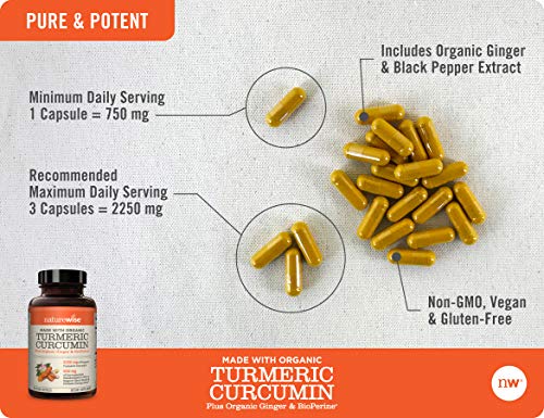 NatureWise Curcumin Turmeric 2250mg with BioPerine