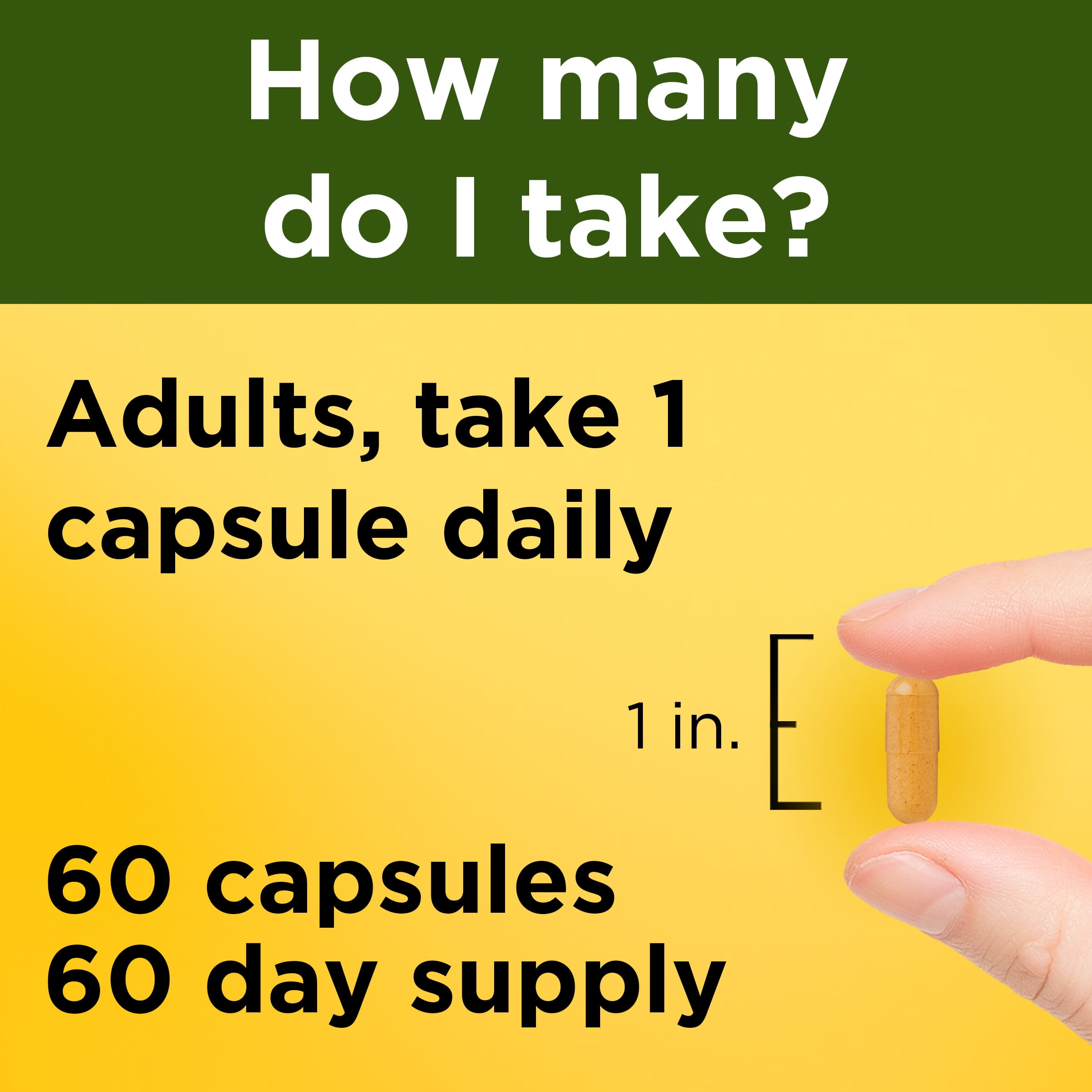 Turmeric Curcumin 500mg Capsules, 60 Count