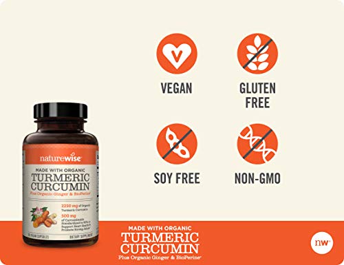 NatureWise Curcumin Turmeric 2250mg with BioPerine