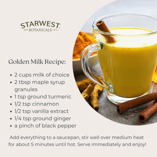 Organic Turmeric Root Powder by Starwest Botanicals