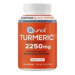 Qunol Turmeric Curcumin 2250mg with Black Pepper