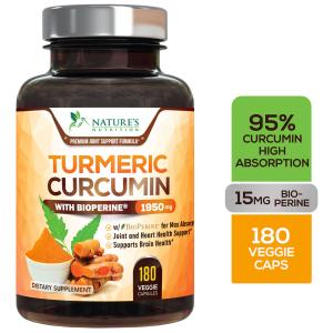 Turmeric Curcumin 1950mg with BioPerine 95% Potency