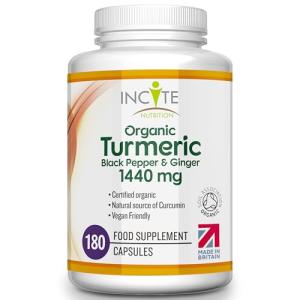 High Strength Organic Turmeric Curcumin Capsules
