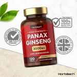 High Strength Panax Ginseng 3000mg Vegan Tablets