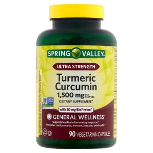 Spring Valley Ultra Strength Turmeric Curcumin Capsules