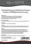 Red Korean Ginseng Capsules - 8,000mg Power