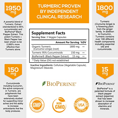 Turmeric Curcumin with BioPerine for Joint Support