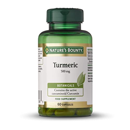 Nature's Bounty Turmeric Capsules - 500mg, 60 Count