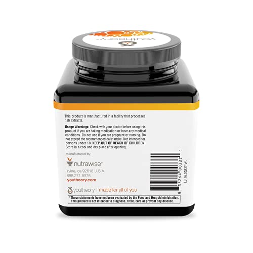 Youtheory Turmeric Curcumin with Black Pepper, 120 Tablets
