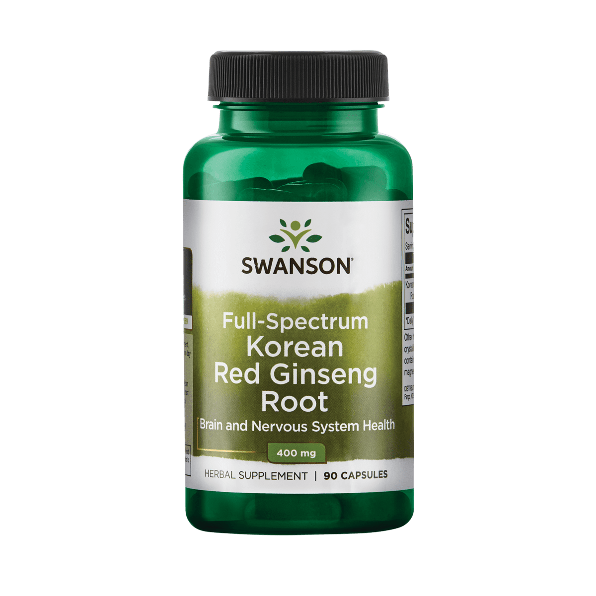 Swanson Korean Red Ginseng Root 400mg, 90 Capsules