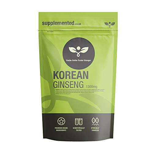 Korean Panax Ginseng Extract 1300mg - 180 Tablets