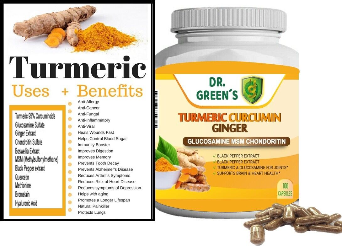Max Strength Turmeric Curcumin with Ginger & Black Pepper