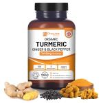 Organic Turmeric Curcumin 1400mg Joint Support 120 Caps