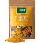 FeelGood Organic Turmeric Powder with Curcumin, 8 oz