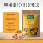 FeelGood Organic Turmeric Powder with Curcumin, 8 oz