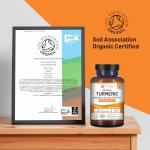 Organic Turmeric Curcumin 1400mg Joint Support 120 Caps