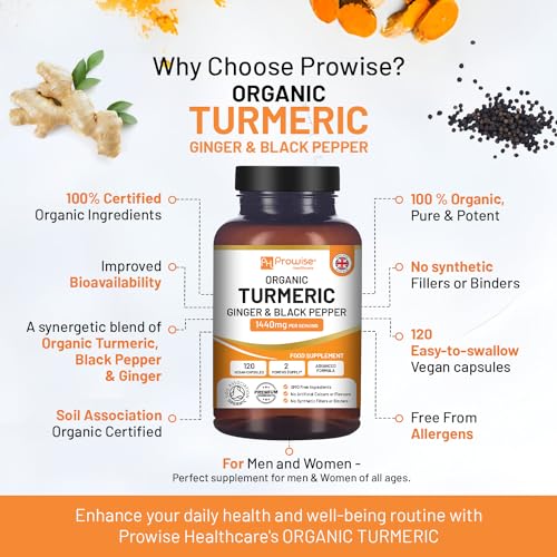 Organic Turmeric Curcumin 1400mg Joint Support 120 Caps