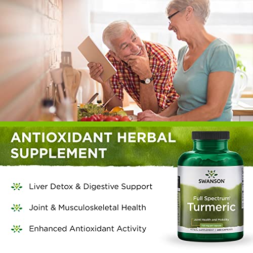 Swanson Turmeric for Joint and Mood Support 240 Caps