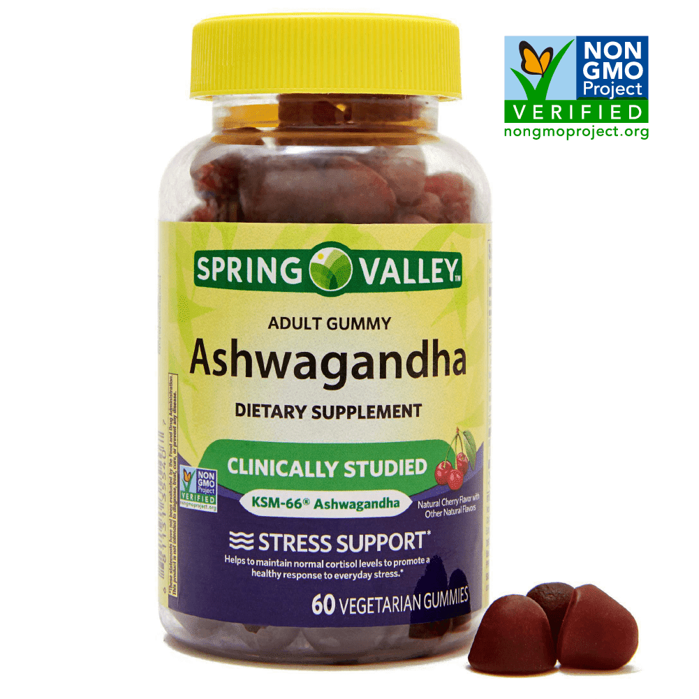 KSM-66 Ashwagandha Cherry Gummies, 60 Count