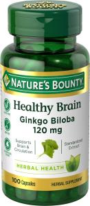 Nature's Bounty Ginkgo Biloba 120 Mg, 100 Capsules