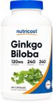 Nutricost Ginkgo Biloba 120mg 240 Capsules