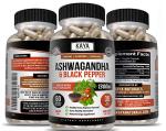 Organic Ashwagandha 1300mg with Black Pepper Capsules