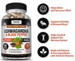 Organic Ashwagandha 1300mg with Black Pepper Capsules