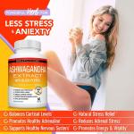 Organic Ashwagandha Capsules 1950 MG with Black Pepper