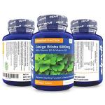 Ginkgo Biloba 6000mg Vegan Tablets for Focus