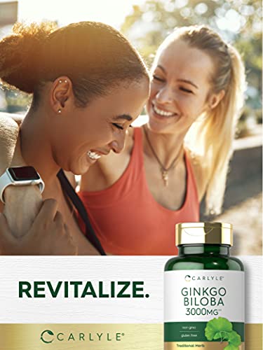 Carlyle Ginkgo Biloba 3000mg, 400 Veggie Tablets