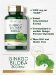 Ginkgo Biloba 3000mg Vegetarian Tablets - 400 Count