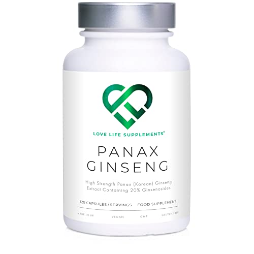Korean Ginseng 3000mg | 120 High-Strength Capsules