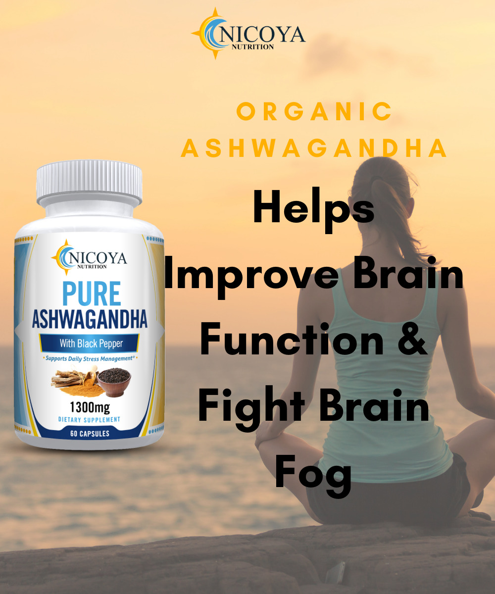 Organic Ashwagandha with Black Pepper for Stress Relief