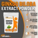 Ginkgo Biloba Extract Powder - Gluten Free 250g