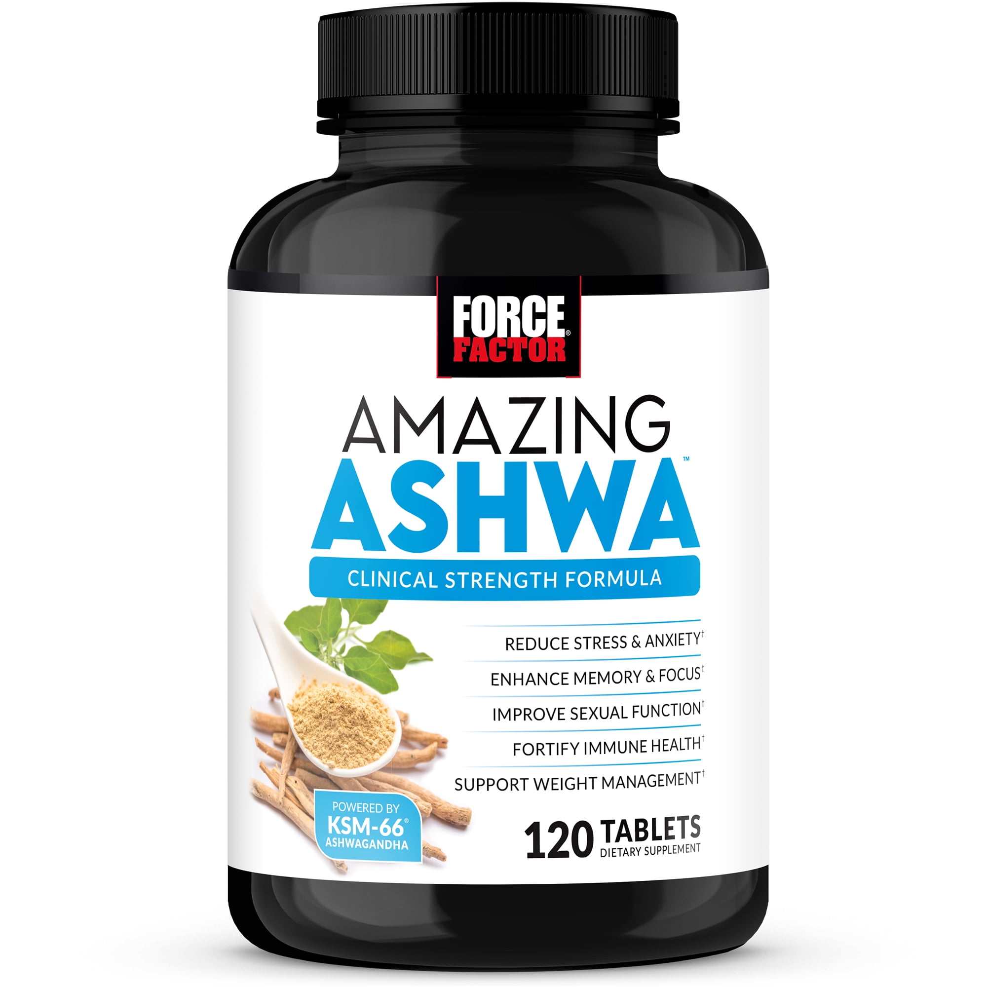 FORCE FACTOR Ashwagandha: Stress Relief & Focus Support