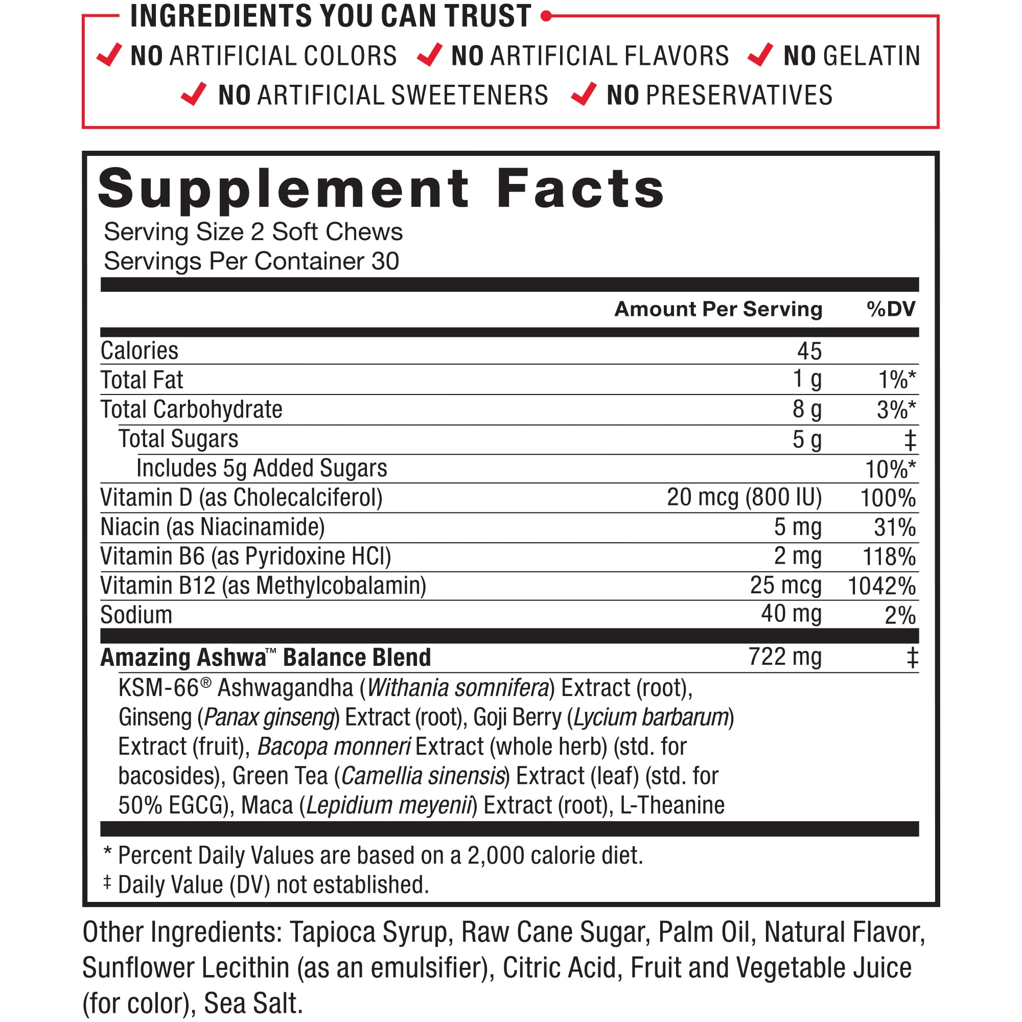 Force Factor Total Beets Soft Chews - Choose Flavor
