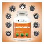 Organic Ashwagandha Capsules with Black Pepper Extract