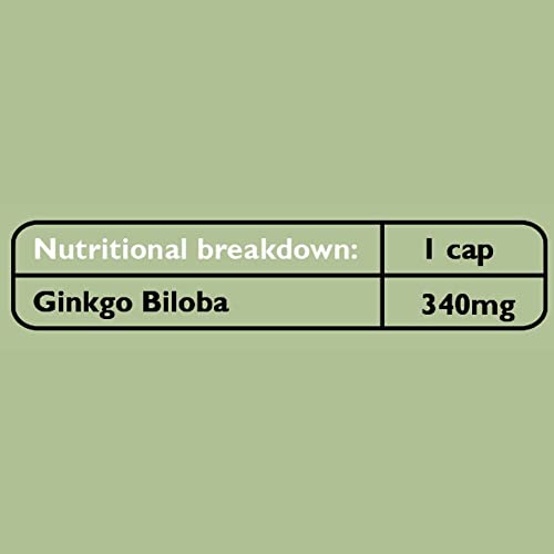 Fushi Organic Ginkgo Biloba Capsules for Memory