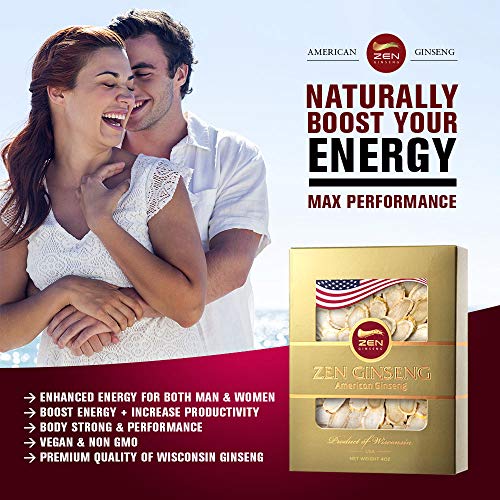 Wisconsin Ginseng Slices for Energy & Focus