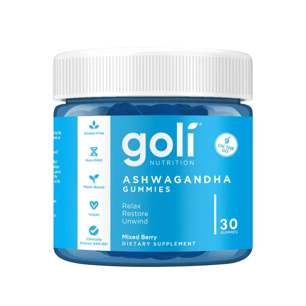Goli Ashwagandha Gummies, Mixed Berry, 30 Count