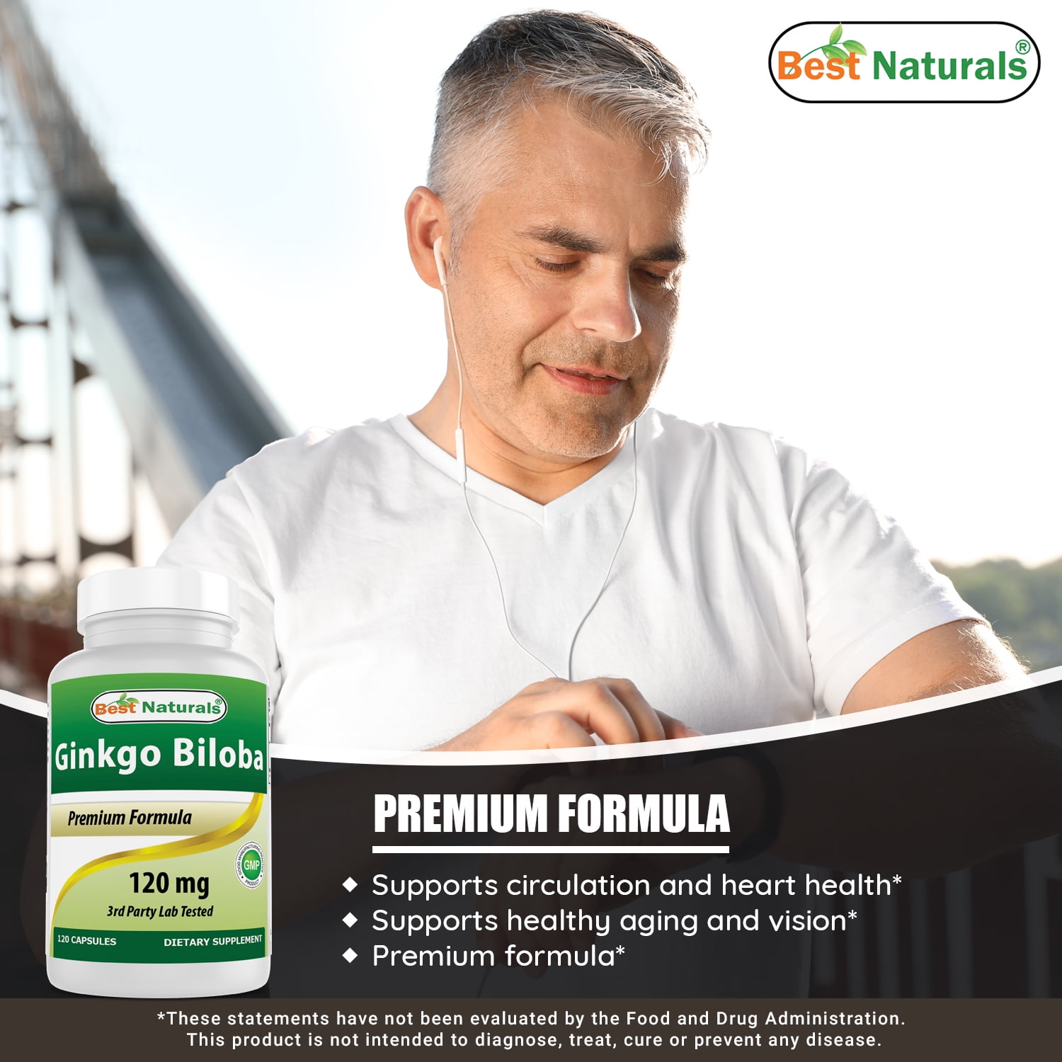 Ginkgo Biloba 120 mg – 120 Capsules