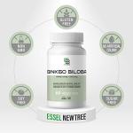 Ginkgo Biloba 600mg - 60 Veggie Capsules