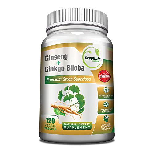 Panax Ginseng & Ginkgo Biloba Energy Tablets