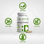 Ginkgo Biloba 500mg 240 Capsules, 4 Month Supply