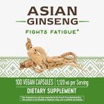 Nature's Way Vegan Asian Ginseng, 100 Capsules