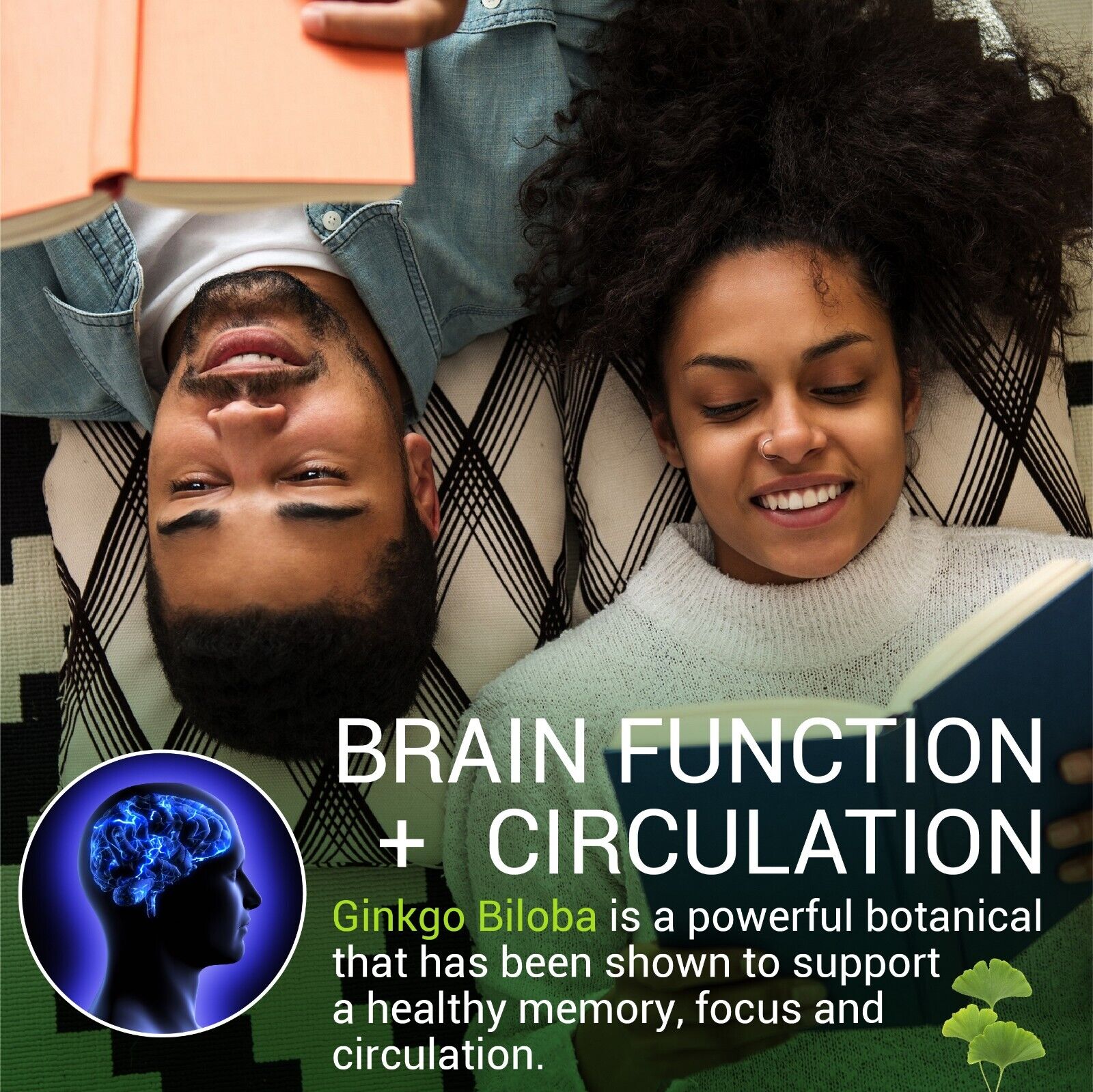 Ginkgo Biloba Capsules for Focus and Memory