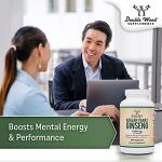 Panax Ginseng Vegan Capsules for Energy & Mood