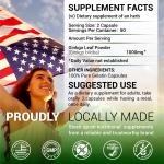 Ginkgo Biloba Capsules for Focus and Memory